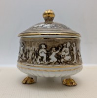 Capodimonte винтажная шкатулка (B082)
