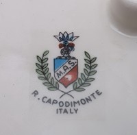 Capodimonte винтажная шкатулка (B082)