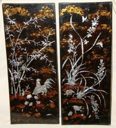 Плакетки старинные 2шт. (U641)