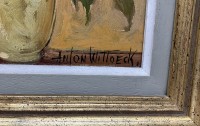 Anton Wittoeck винтажная картина натюрморт Цветы (B279)