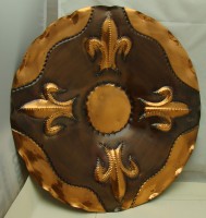 Большая настенная медная тарелка (X180)