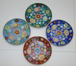 Блюдечки подставки фарфоровые 4 шт. (Y234)