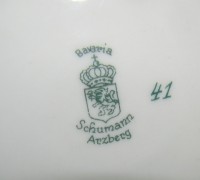 Arzberg подставки блюдечки винтажные Бабочки 5 шт. (A494)