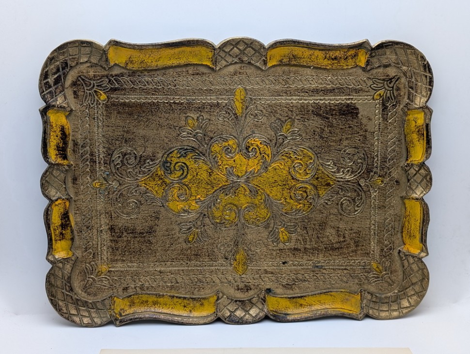Флорентийский винтажный поднос (A988)
