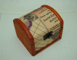 Шкатулка деревянная "Сундук" (R854)