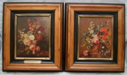 Картины репродукции винтажные 2 шт. (Y470)