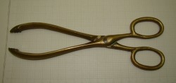 Щипцы ножницы бронзовые старинные (Y568)