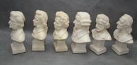 Бюстики композиторов 6 шт. (A297)