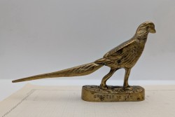 Фигурка винтажная бронзовая пресс-папье Фазан (A889)