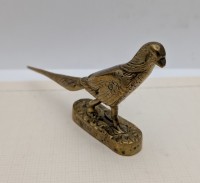 Фигурка винтажная бронзовая пресс-папье Фазан (A889)