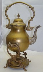 Бульотка чайник на подставке с горелкой (P915)