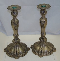 Подсвечники большие парные старинные (X218)