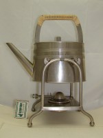 Бульотка чайник с подогревом старинный (Q978)