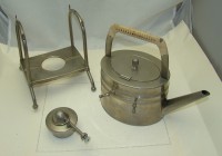 Бульотка чайник с подогревом старинный (Q978)