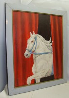 Картина старинная Цирковая лошадь (Y305)