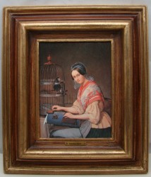 Картина репродукция винтажная Портрет (Y766)