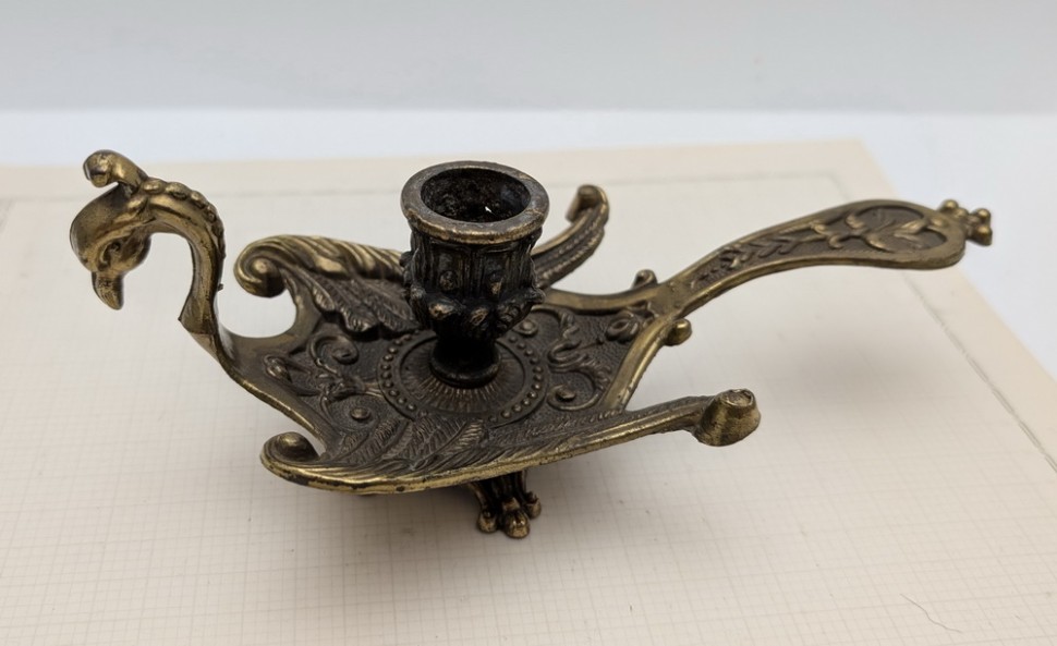 Подсвечник винтажный Павлин (A890)