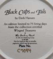Franklin Mint винтажные декоративные тарелки Птицы 2 шт. (B185)