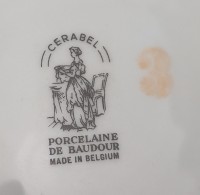 Cerabel винтажная детская бульонная пара (B282)