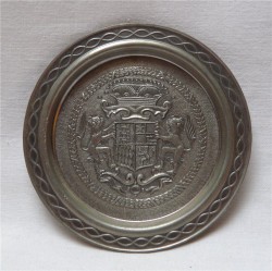 Блюдце с литьем "Герб" (J926)