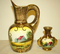 Кувшин и вазочка (S028)