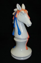 Фигура большая гипсовая Шахматный конь (Y472)