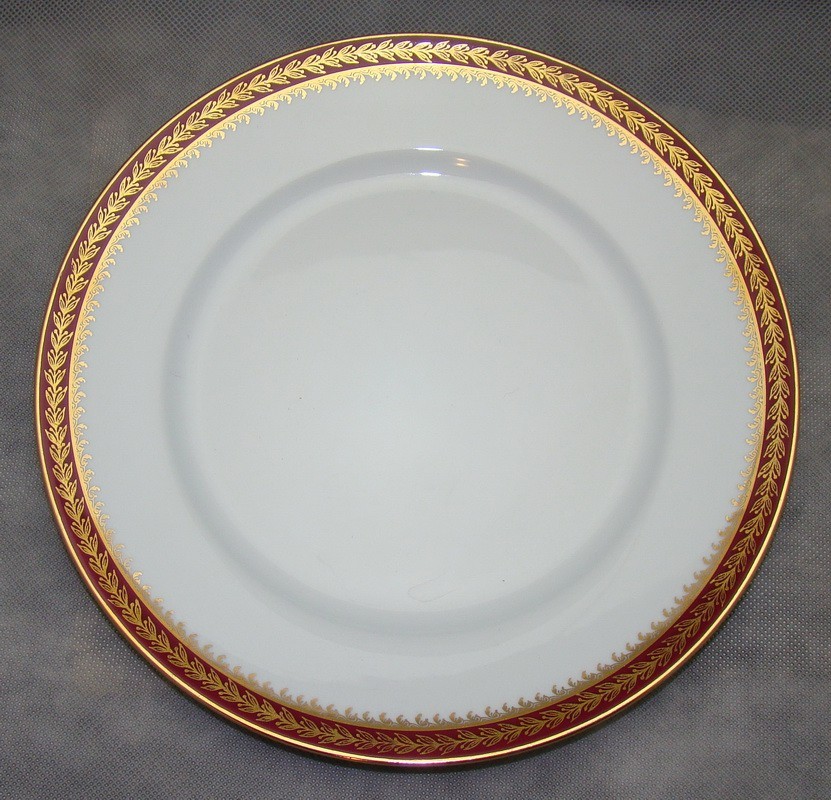 Лимож тарелка фарфоровая большая блюдо (W273)