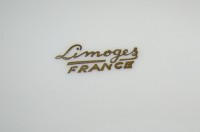 Лимож тарелка фарфоровая большая блюдо (W273)