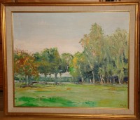 Картины диптих винтажные пейзаж (M412)