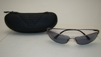 Солнцезащитные винтажные очки Emporio Armani с футляром (A398)