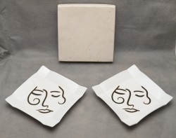 Monte-Carlo Art Factory тарелки дизайнерские винтажные 2 шт. (B087)