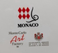 Monte-Carlo Art Factory тарелки дизайнерские винтажные 2 шт. (B087)