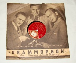 Пластинки граммофонные 25см в ассортименте (R874)