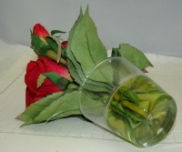 Цветы  искусственные винтажные Розы (W136)