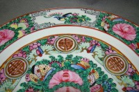 Тарелка большая блюдо фарфоровое китайское (W274)