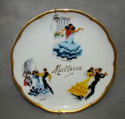 Тарелка декоративная Мальорка Фламенко (X999)
