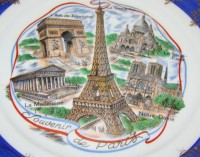 Limoges тарелка фарфоровая Париж (Y148)