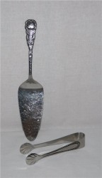 Лопатка для десертов и щипцы для сахара (S453)