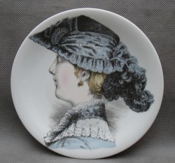 Porcelaine de Paris тарелочка винтажная декоративная (M511)