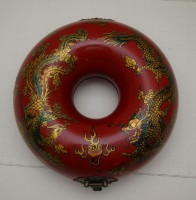 Шкатулка винтажная футляр Бублик (M803)