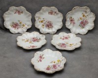 Ludwig Wessel 6 антикварных десертных тарелочек (B088)