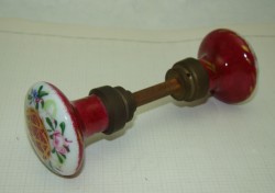 Ручки дверные старинные комплект (V700)