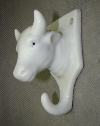 Вешалка винтажная крючок Корова (Y869)