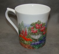 Staffordshire Elizabethan чашка винтажная фарфоровая (M512)