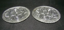 Лотки блюдца стеклянные 2шт. (U220)