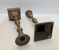 Подсвечники бронзовые старинные пара (A894)