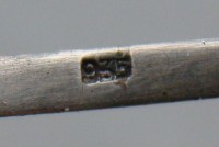 Лорнет складной серебряный старинный оправа (N263)