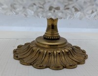 Подсвечник с хрустальным блюдом винтажный (A995)