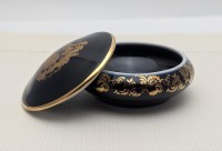 Limoges винтажная шкатулка Галантные сцена Фрагонара (B287)