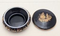 Limoges винтажная шкатулка Галантные сцена Фрагонара (B287)